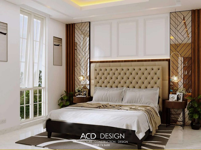 Thiết kế nội thấ của biệt thự 3 tầng bán cổ điển 13x16m biệt thự 3 tầng bán cổ điển 13x16m