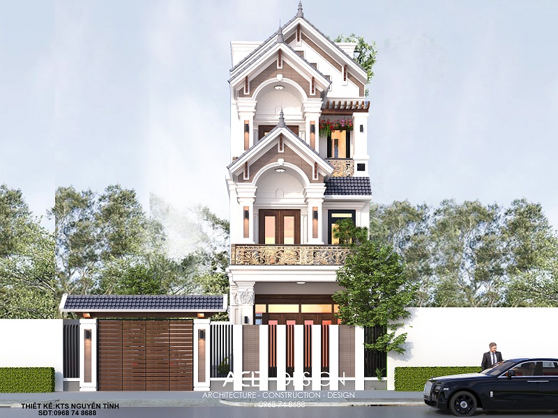biệt thự phố 3 tầng 6x18m