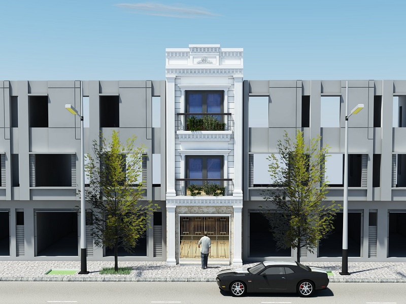 mẫu nhà phố diện tích 4x11m