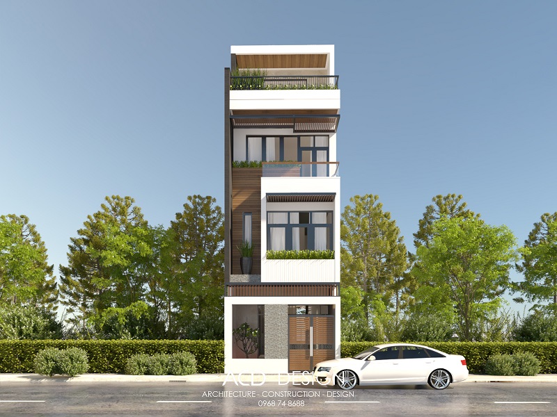 Mẫu nhà phố hiện đại 4x20m