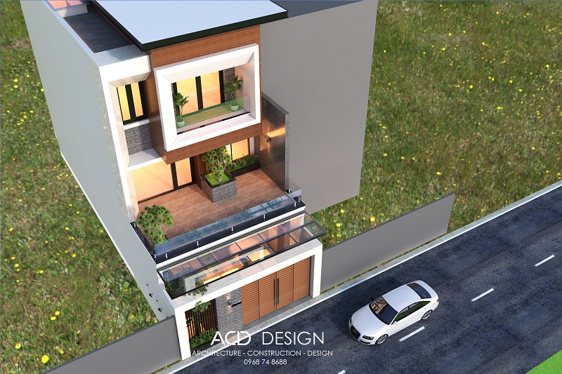 Thiết kế nhà phố 3 tầng mặt tiền 6m đẹp nhà phố 3 tầng mặt tiền 6m