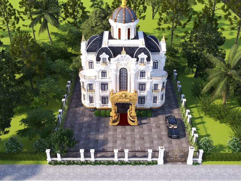 biệt thự lâu đài đẹp