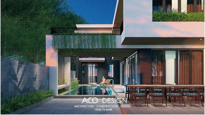 Như một villa đẳng cấp biệt thự 2 tầng chữ L