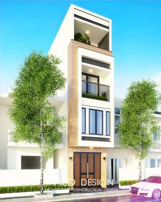 Căn nhà nổi bật giữa thành phố tấp nập nhà phố 3.5x14m 4 tầng