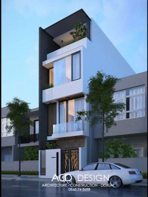 Căn nhà rất sang trọng và hiện đại nhà phố hiện đại 4 tầng